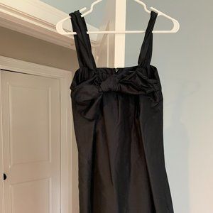 French Connection Black dress with bow - size 10